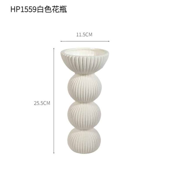 Folding ceramic vase-04