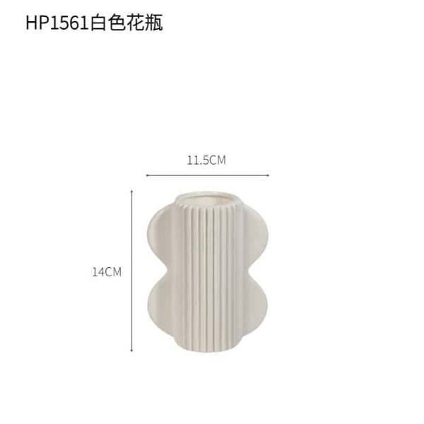 Folding ceramic vase-06