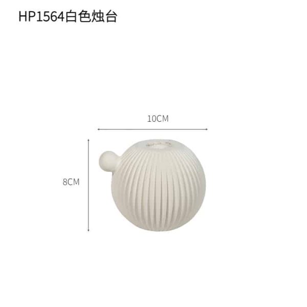 Folding ceramic vase-09
