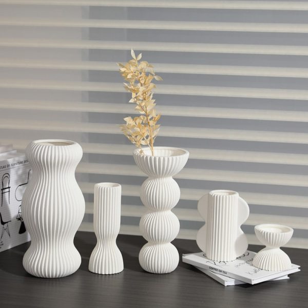 Folding ceramic vase-02