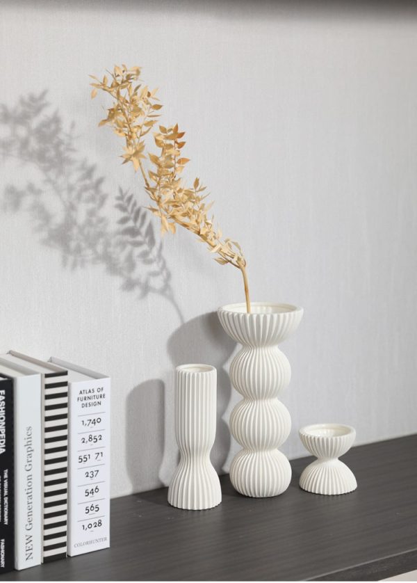 Folding ceramic vase-10