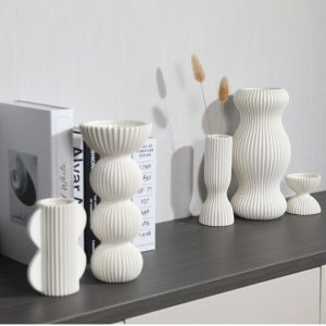 Folding ceramic vase-12