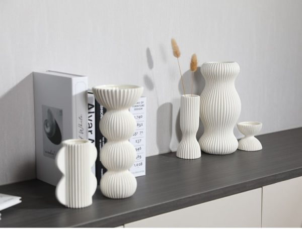 Folding ceramic vase-12