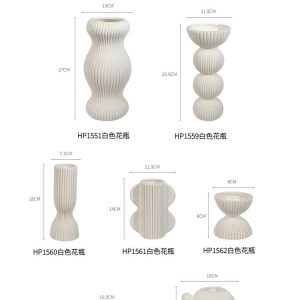 Folding ceramic vase-13