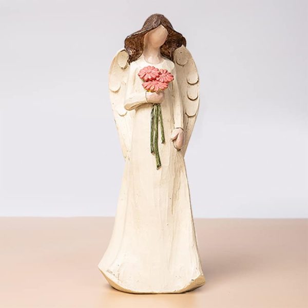 Flower Fairy Angel Statue-05