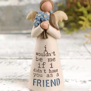 Flower Angel Resin Ornament