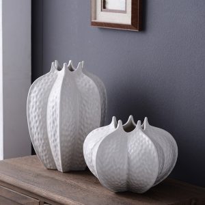 White Ceramic Vase-01