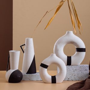 Circle Kettle Ceramic Vase-01