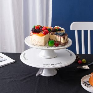 Round Double Layer Tray Fruit Plate-01