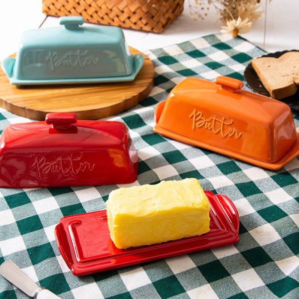 Western Cheese Butter Box With Lid-01
