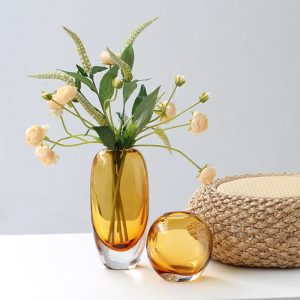 bottomed glass vase-02