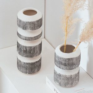 Frosted Decorative Flower Vessel-02