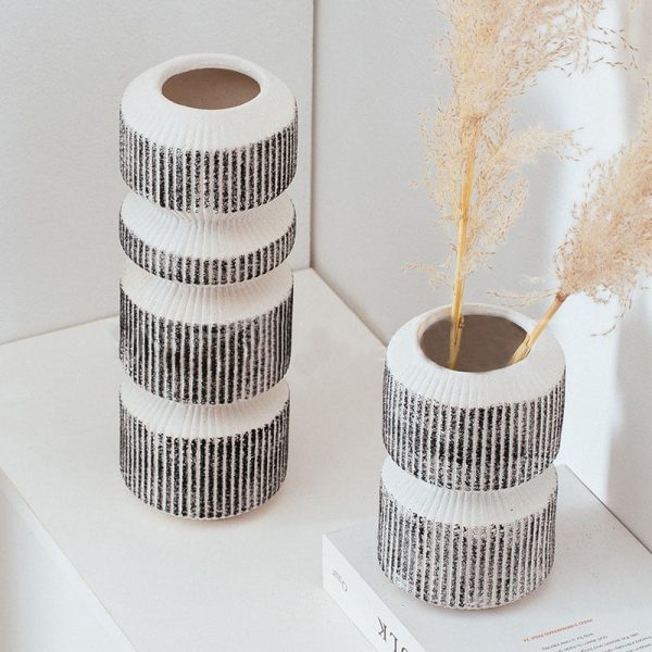 Frosted Decorative Flower Vessel-02