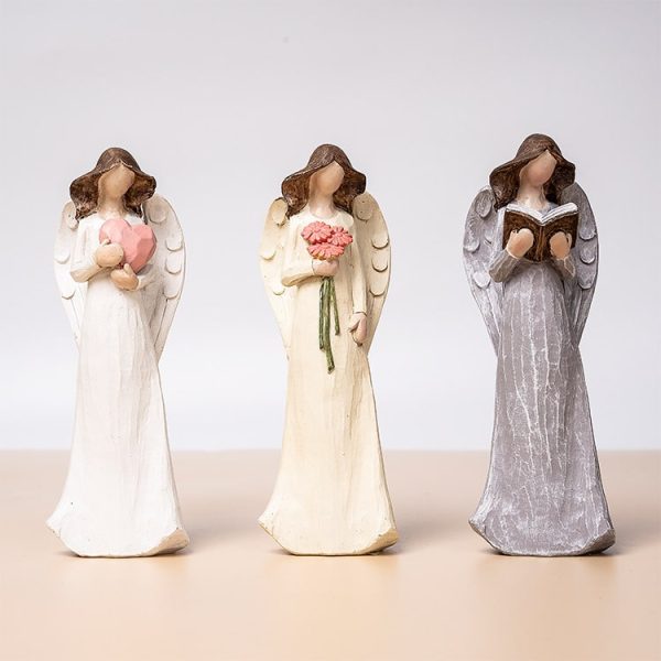Flower Fairy Angel Statue-02