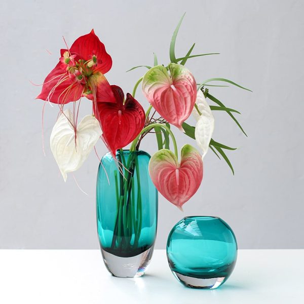 bottomed glass vase-03
