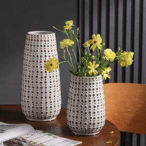 Polka Dot Ceramic Vase-03