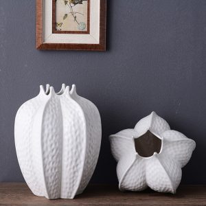 White Ceramic Vase-03