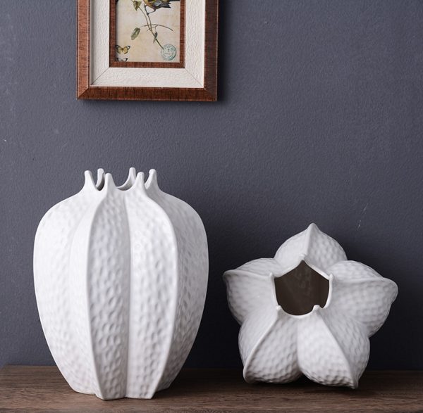 White Ceramic Vase-03