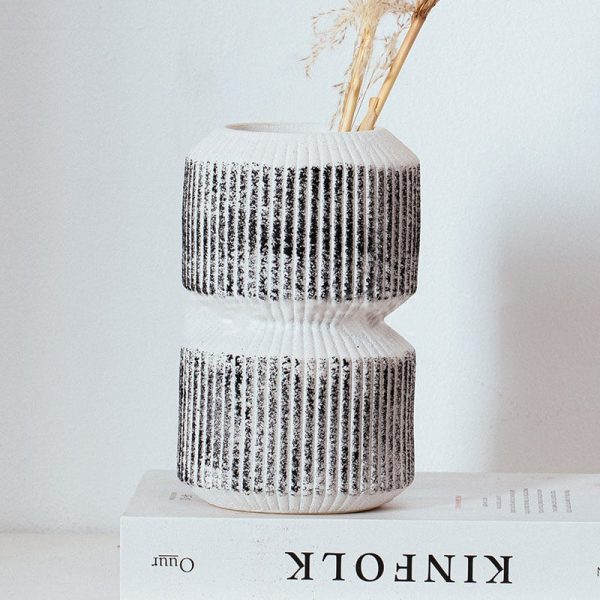 Frosted Decorative Flower Vessel-03