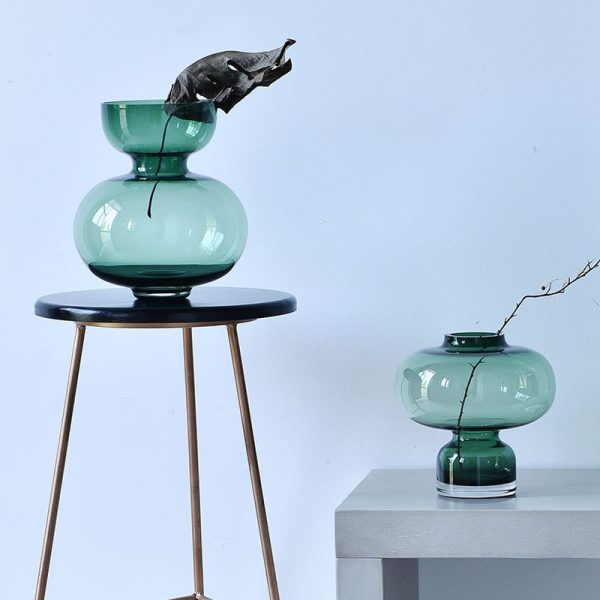 Gourd-shaped glass vase-03
