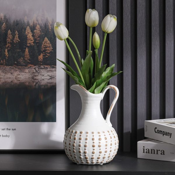 Polka Dot Ceramic Vase-04