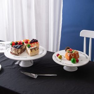 Round Double Layer Tray Fruit Plate-04