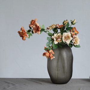 polka dot craft glass vase-02