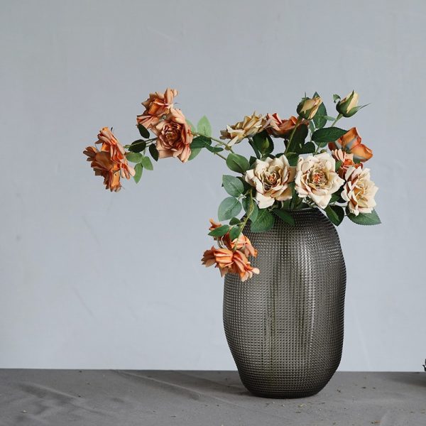 polka dot craft glass vase-02