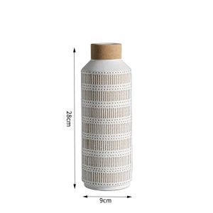 Sand Glazed Elegant Flower Arrangement Vase-06