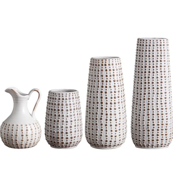 Polka Dot Ceramic Vase-05