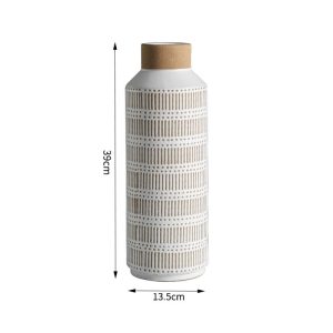 Sand Glazed Elegant Flower Arrangement Vase-02