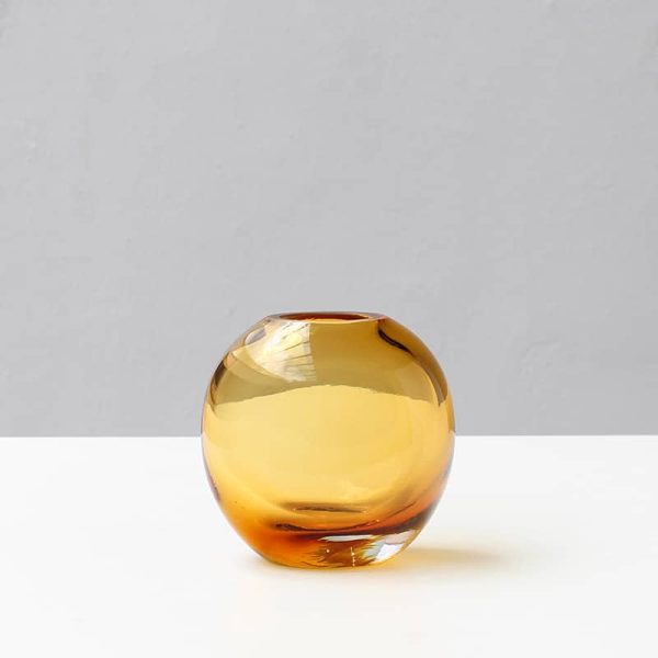 bottomed glass vase-06