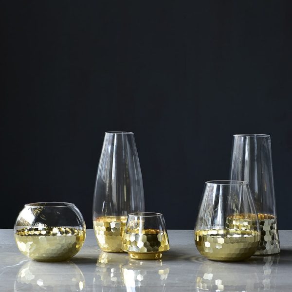 honeycomb transparent golden flower vessel-05