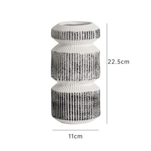 Frosted Decorative Flower Vessel-8