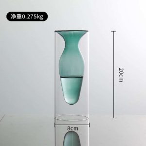 Aromatherapy bottle glass vase-07
