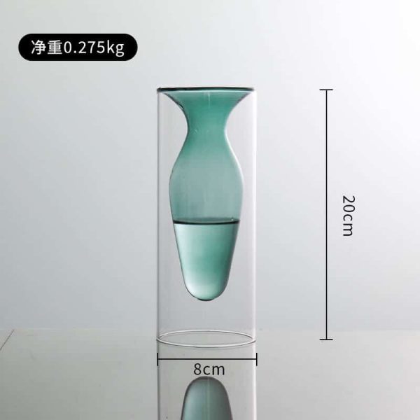 Aromatherapy bottle glass vase-07