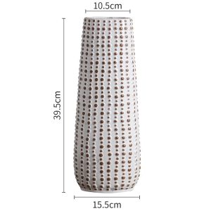 Polka Dot Ceramic Vase-08