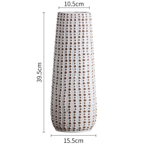 Polka Dot Ceramic Vase-08