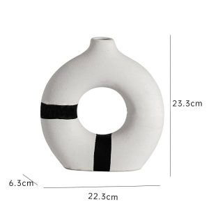 Circle Kettle Ceramic Vase-06
