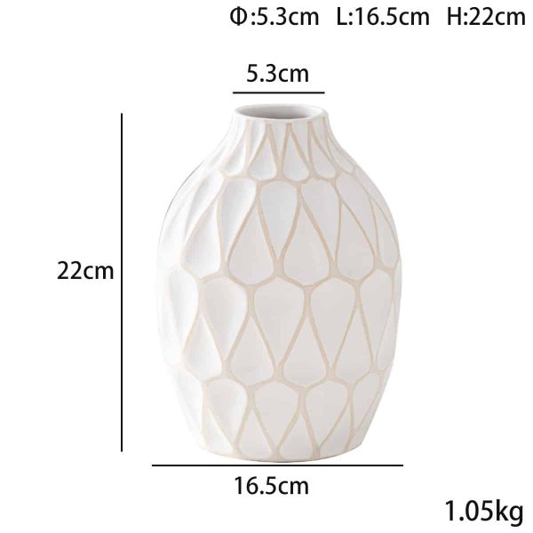Pot Belly Ceramic Vase-07