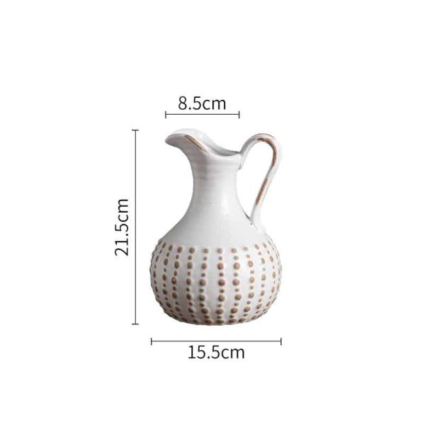 Polka Dot Ceramic Vase-09