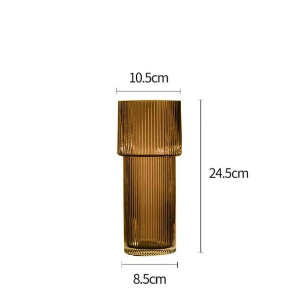 Light luxury glass Vase-08