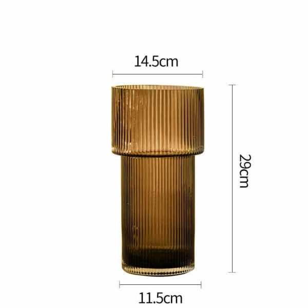 Light luxury glass Vase-09