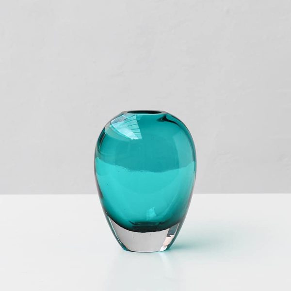 bottomed glass vase-09