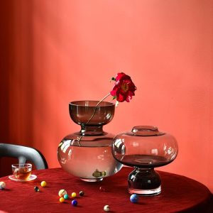 Gourd-shaped glass vase-07